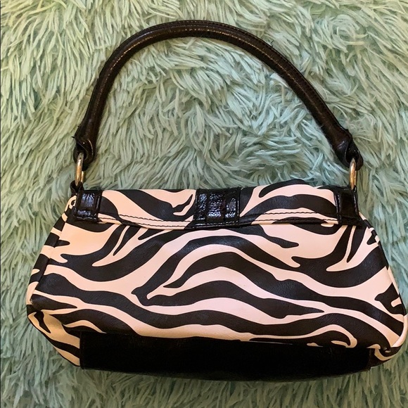 Chateau Zebra Print Faux Leather Purse/Handbag - Picture 3 of 4